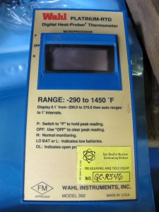POWER SUPPLY CABINET, WITH ELECTRONIC MEASUREMENTS INC. TCR POWER SUPPLY, CALIFORNIA INSTRUMENTS INVERTRON MODEL 1001TC. LOADING & HANDLING FEE $15-4528